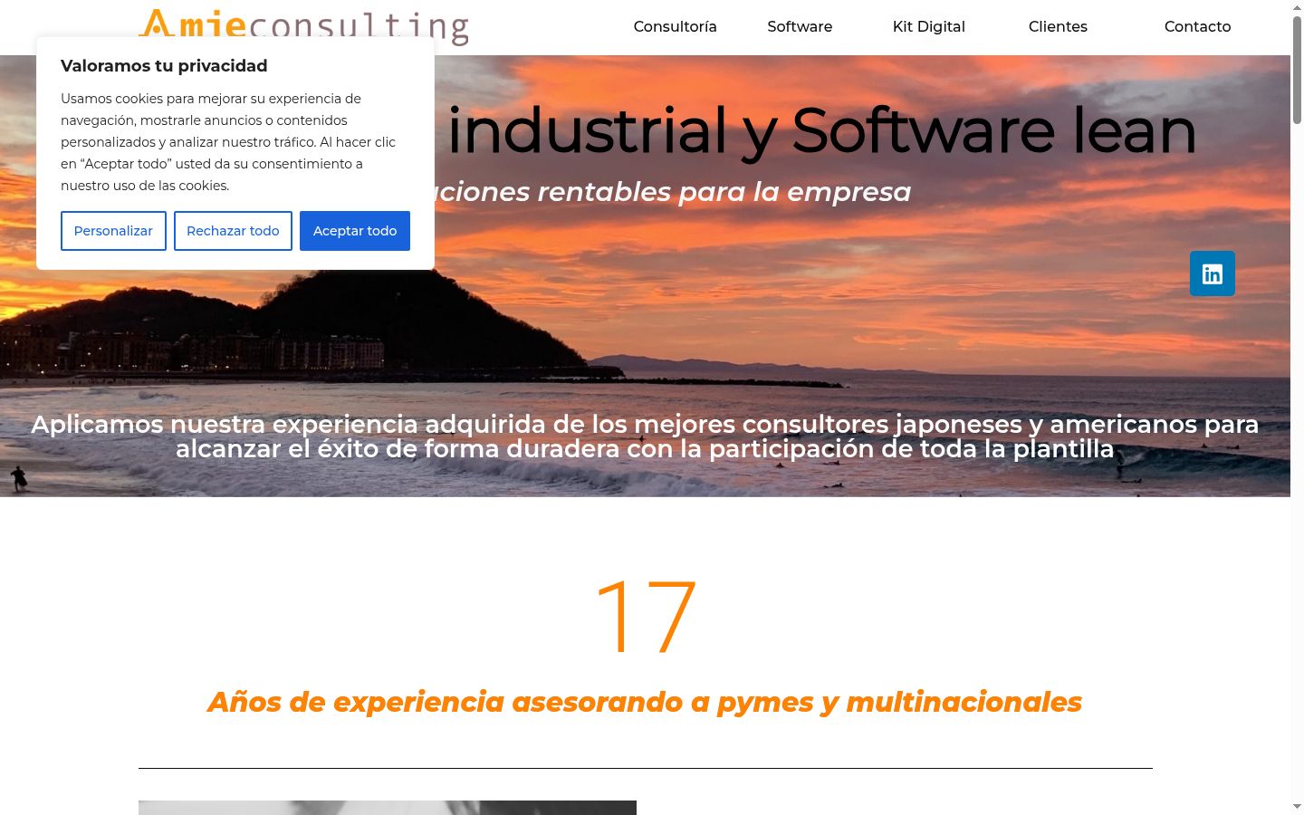 Screenshot tal-banner tal-kunsens muri qabel kwalunkwe interazzjoni