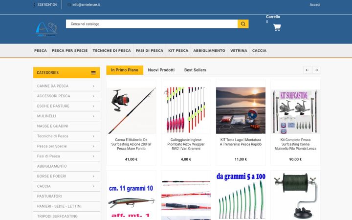 Screenshot of amielenze.it