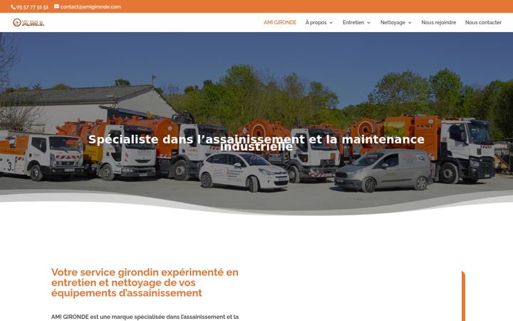 Screenshot of amigironde.com
