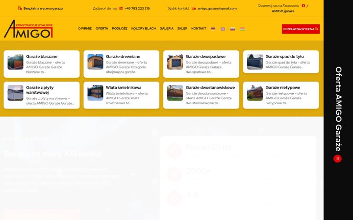 Screenshot of amigogaraze.com