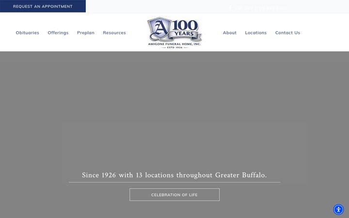 Screenshot of amigone.com