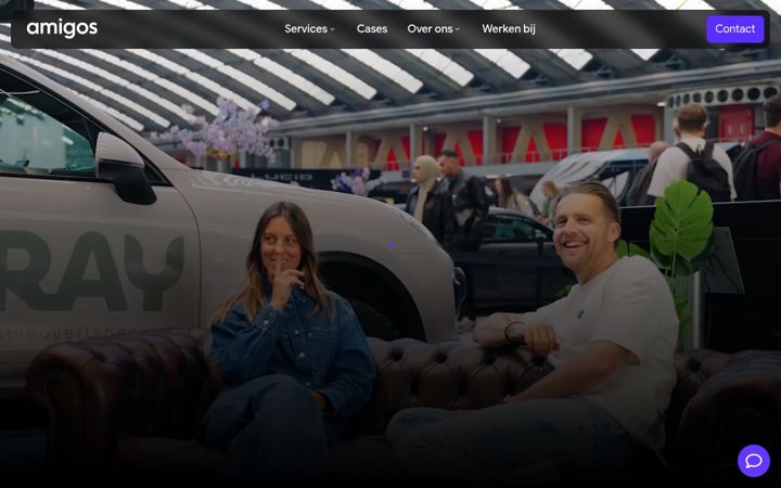 Captura de ecrã de amigosagency.nl