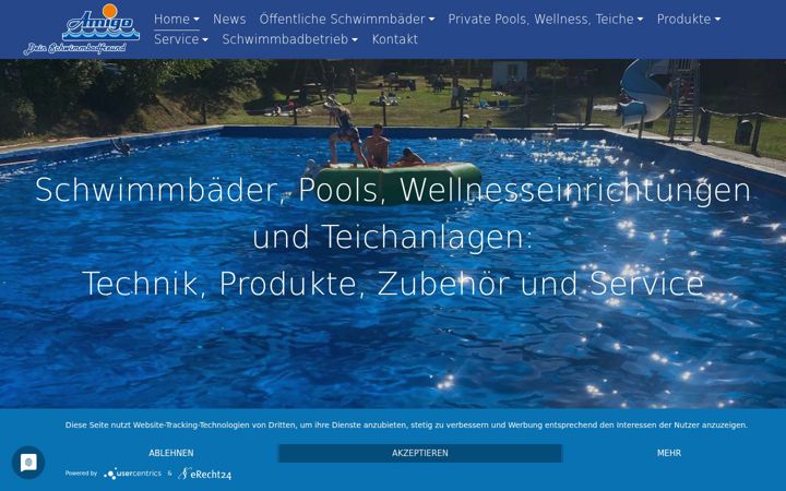 Screenshot of amigoschwimmbadfreund.de