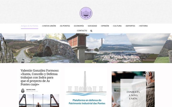 Screenshot of amigosdeaspontes.org