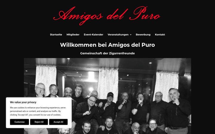 Screenshot of amigosdelpuro.ch