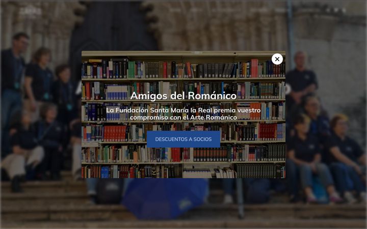 Screenshot of amigosdelromanico.org