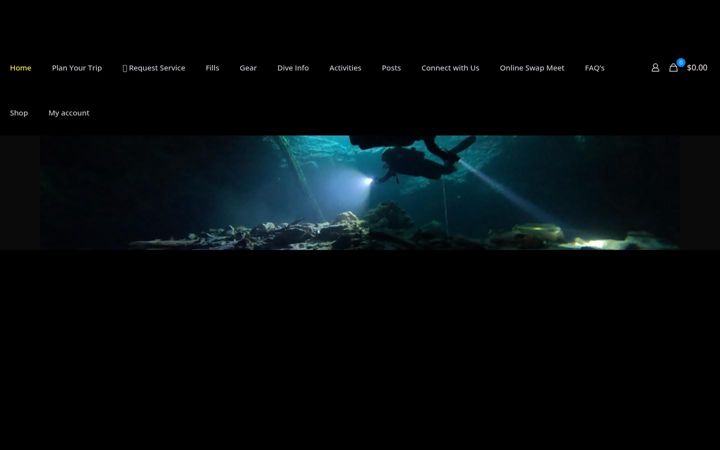 Screenshot of amigosdivecenter.com