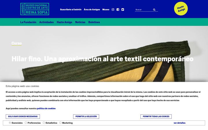Snimka zaslona za amigosmuseoreinasofia.org