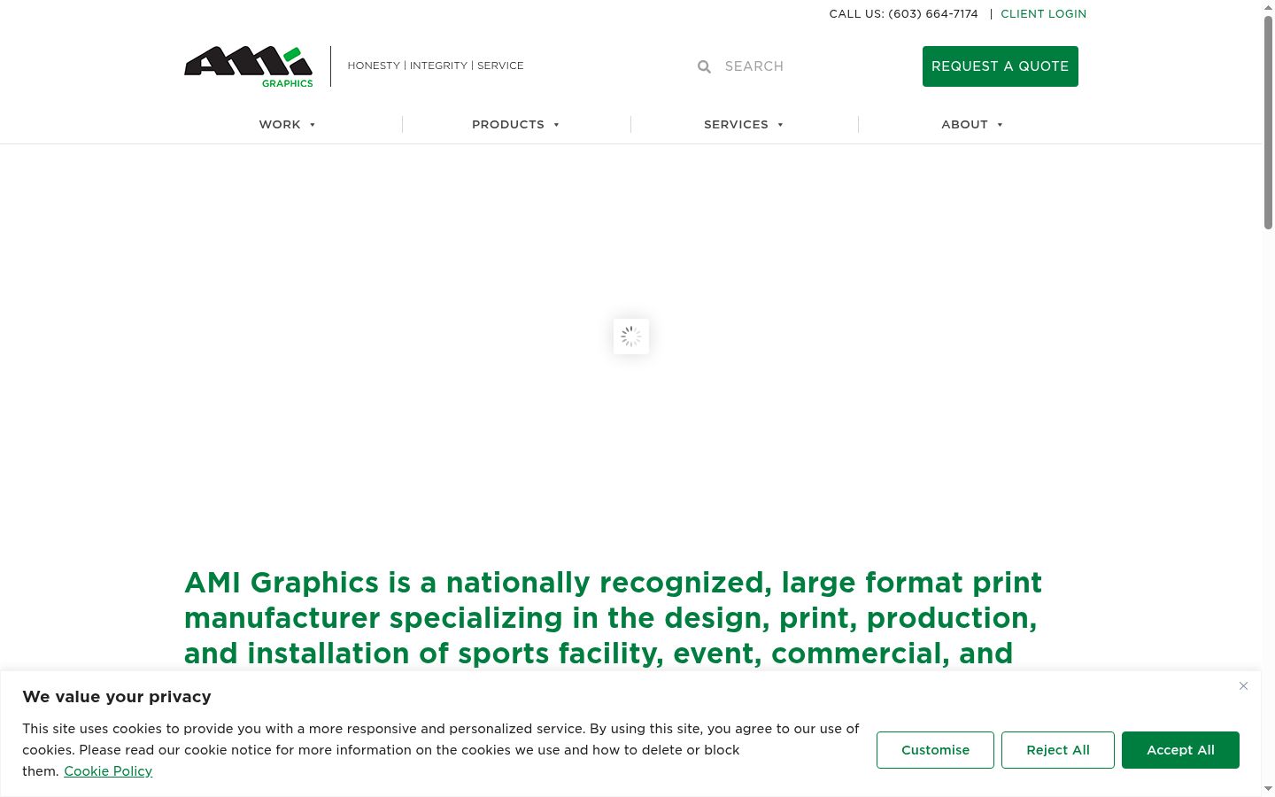 Screenshot tal-banner tal-kunsens muri qabel kwalunkwe interazzjoni