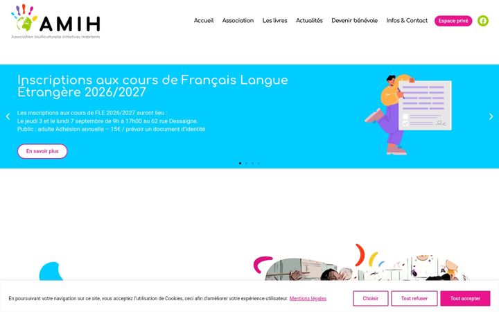 Screenshot of amih.fr