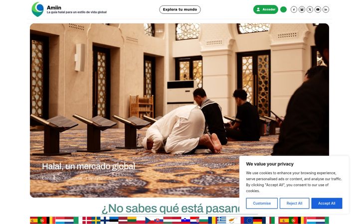 Screenshot of amiin.es