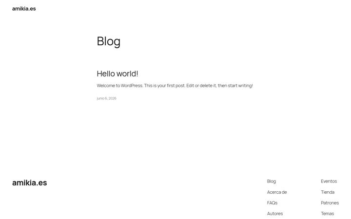 Screenshot of amikia.es
