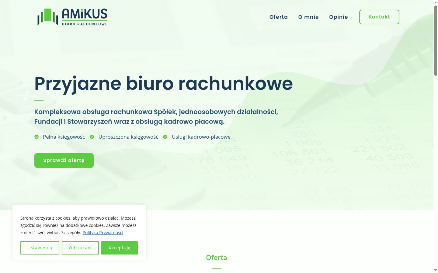 Zrzut ekranu banera zgody wyświetlanego przed jakąkolwiek interakcją