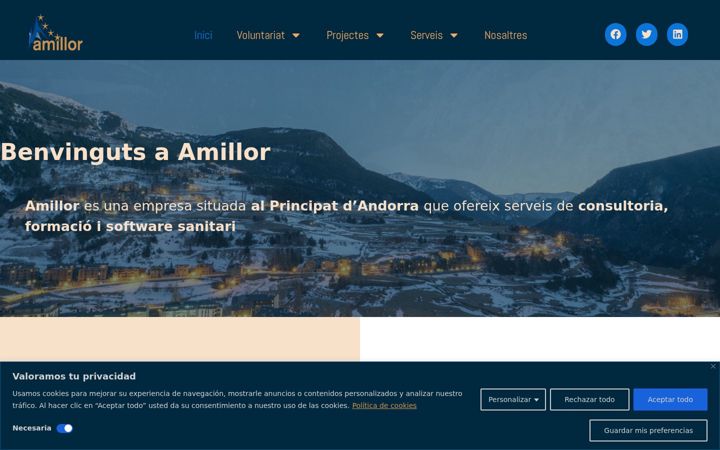 Screenshot of amillor.org