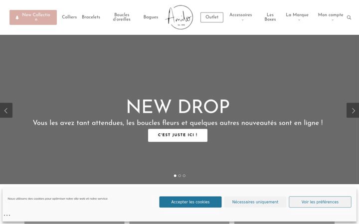Screenshot of amilo-shop.com