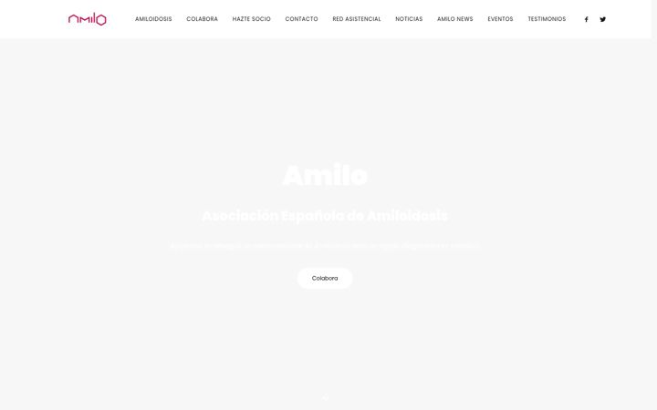 Screenshot of amilo.es