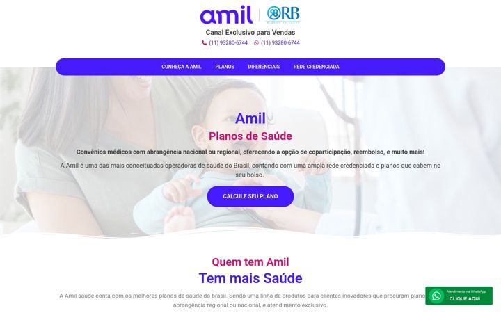 Captura de ecrã de amilsaudevalores.com.br
