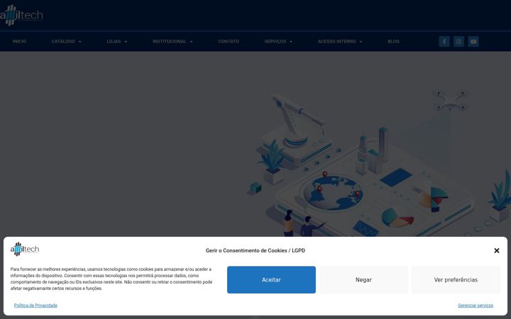 Screenshot of amiltech.com.br