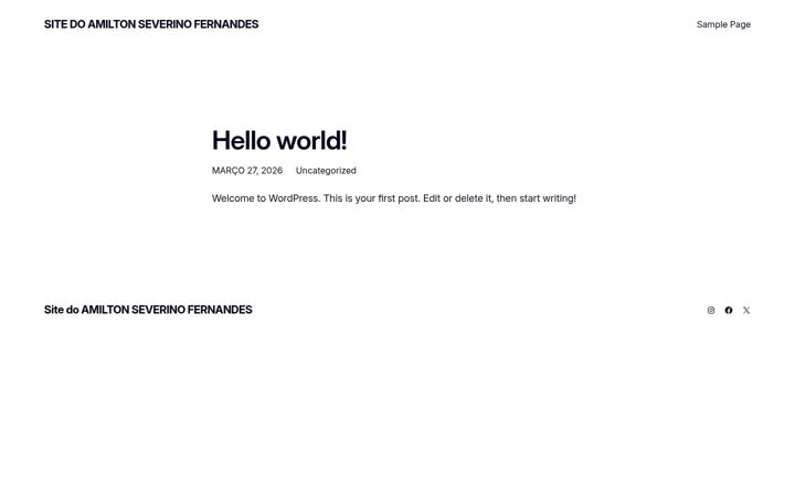 Screenshot of amiltoncorretorseguros.com.br