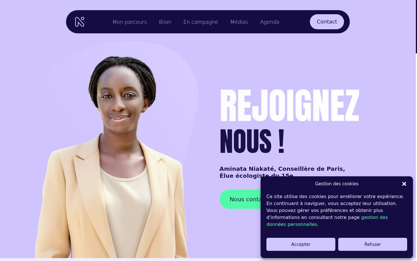 Screenshot van de toestemmingsbanner zoals getoond vóór enige interactie