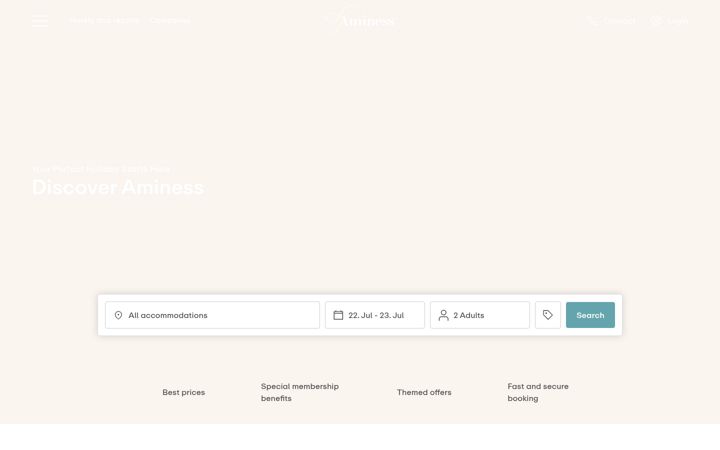 Screenshot of aminess.com