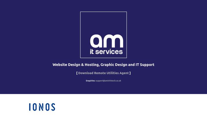 Screenshot of aminfotech.co.uk