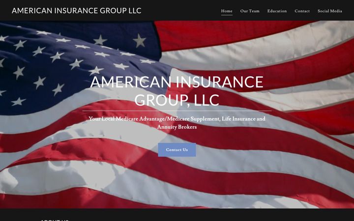 Screenshot of aminsgrp.com