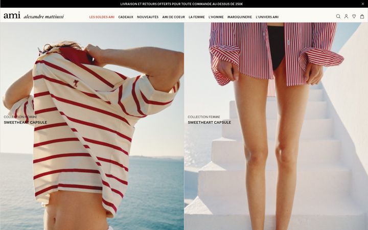 Screenshot of amiparis.com