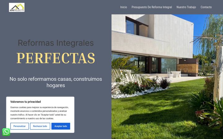 Screenshot of amiprojects.es
