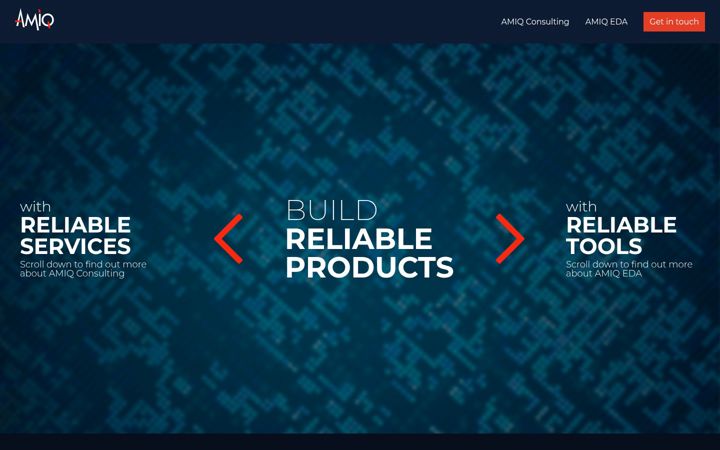 Screenshot of amiq.com