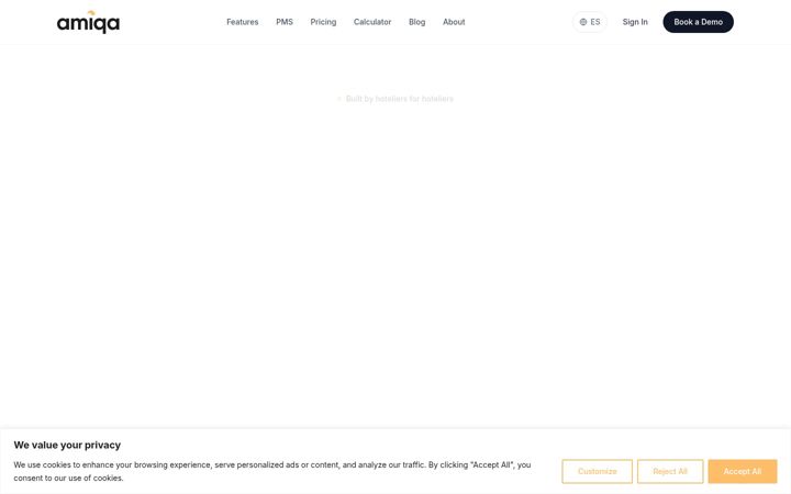 Screenshot of amiqa.io