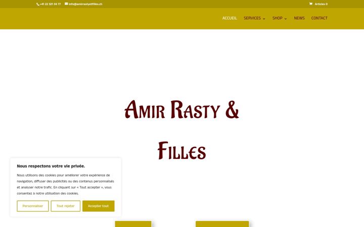 Captură de ecran a amir-rasty.ch