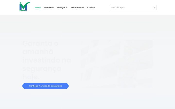Screenshot van amirandaconsultoria.com.br