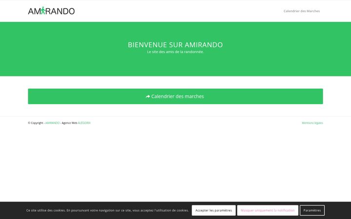Екранна снимка на amirando.be