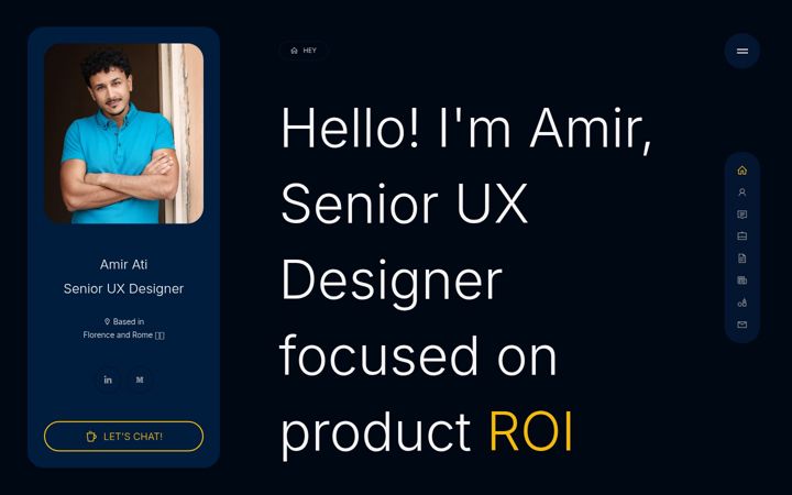 Screenshot of amirati.it