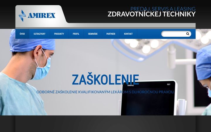 Screenshot di amirex.sk