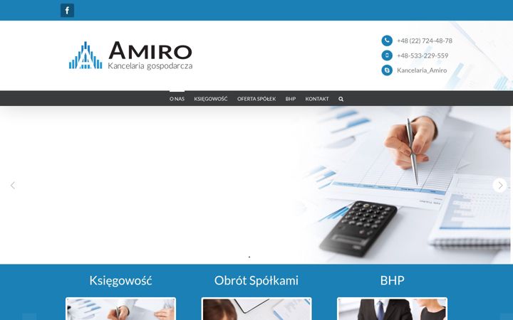 Screenshot of amiro.com.pl