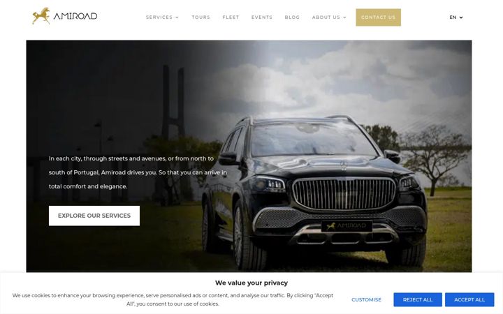 Screenshot of amiroad.pt