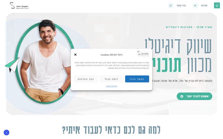 Screenshot of amirshadmi.com