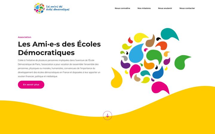 Ekrānuzņēmums no amis-ecoles-democratiques.org