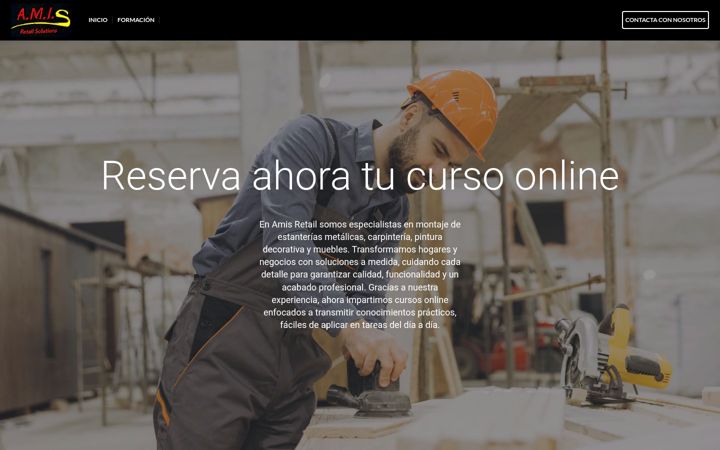 Screenshot of amis-formacion.com