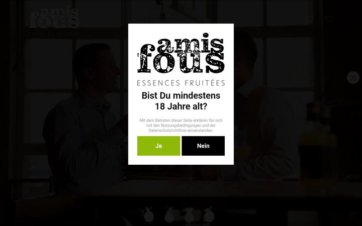 Captură de ecran a amis-fous.ch