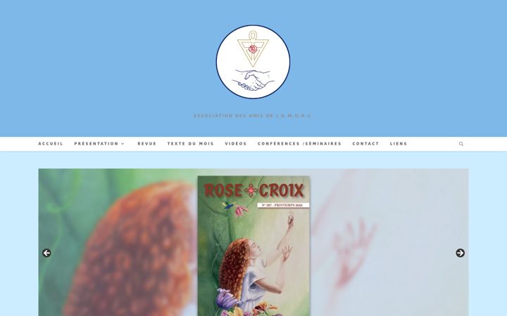 Snímek obrazovky amis-rose-croix.fr