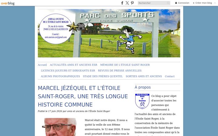 Screenshot of amisanciensetoilesaintroger.bzh