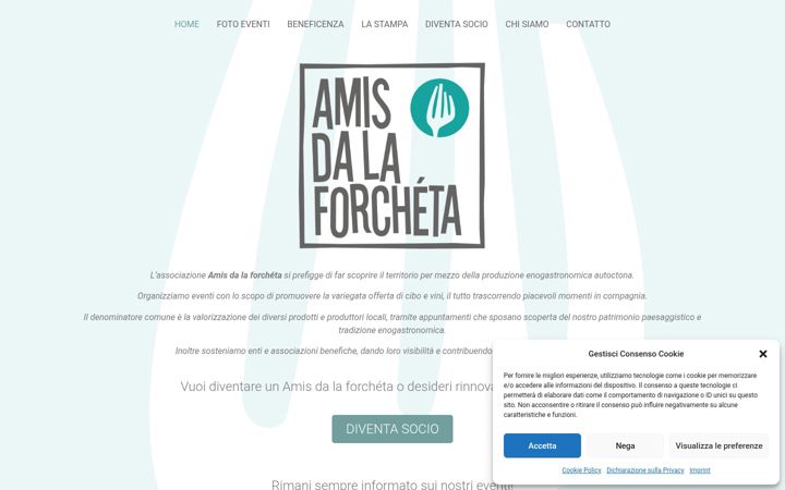 Captură de ecran a amisdalaforcheta.ch