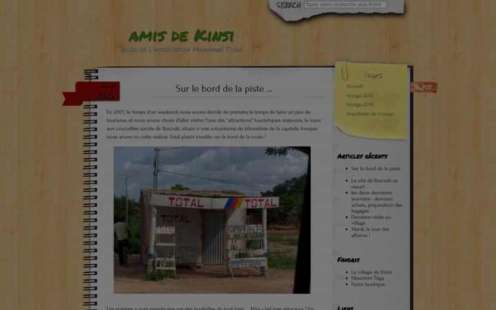 Screenshot of amisdekinsi.org