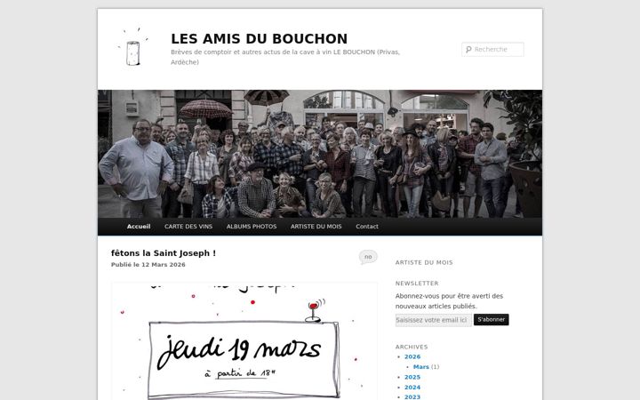 Screenshot of amisdubouchon.com