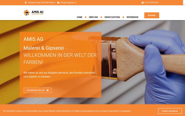 Screenshot of amisgipser.ch