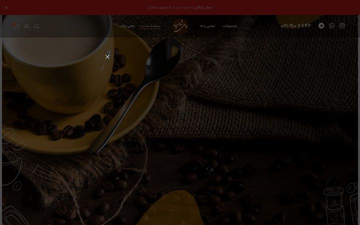 Screenshot of amishoporginal.ir