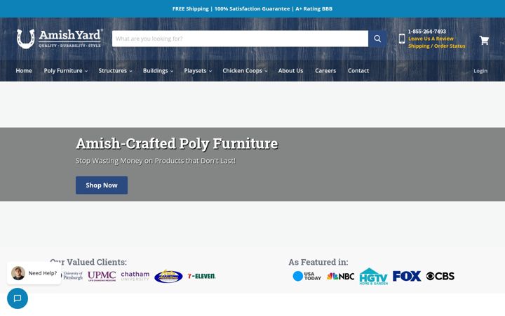 Screenshot di amishyard.com